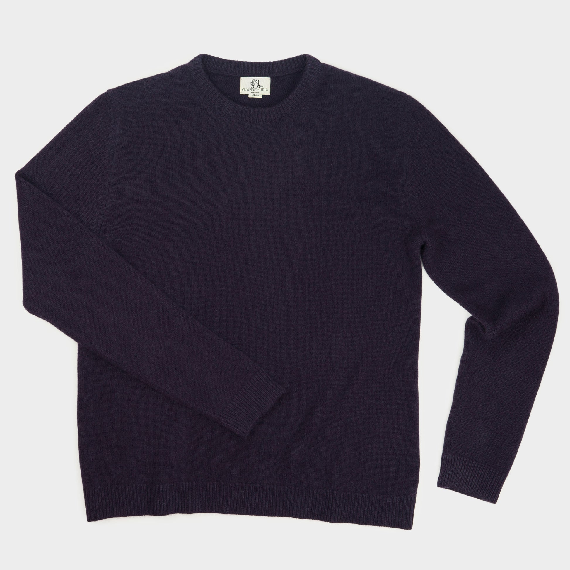 Himalayan Cashmere Classic Crew Neck Sweater – Gardenheir