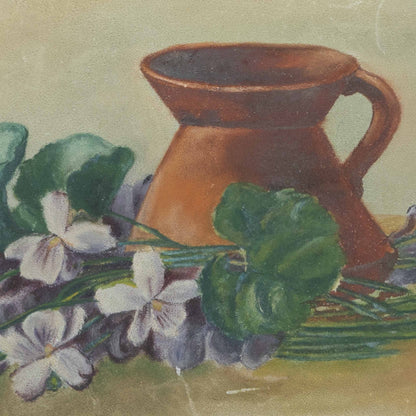 Antique Still Life with Violets, 1916