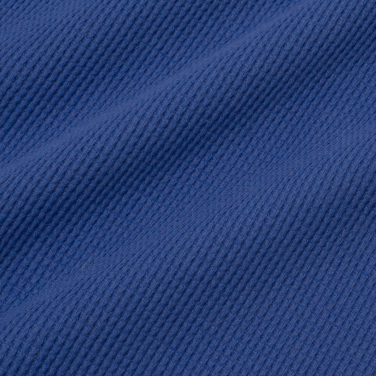 Waffle Long Sleeve Crewneck in French Blue
