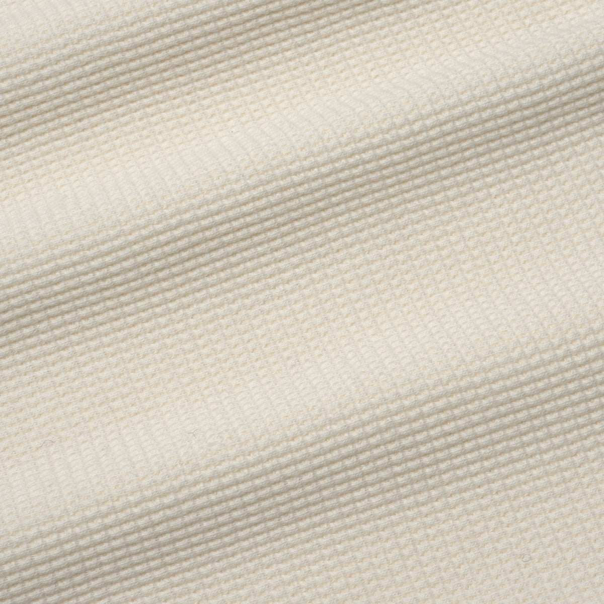 Waffle Long Sleeve Crewneck in Porcelain