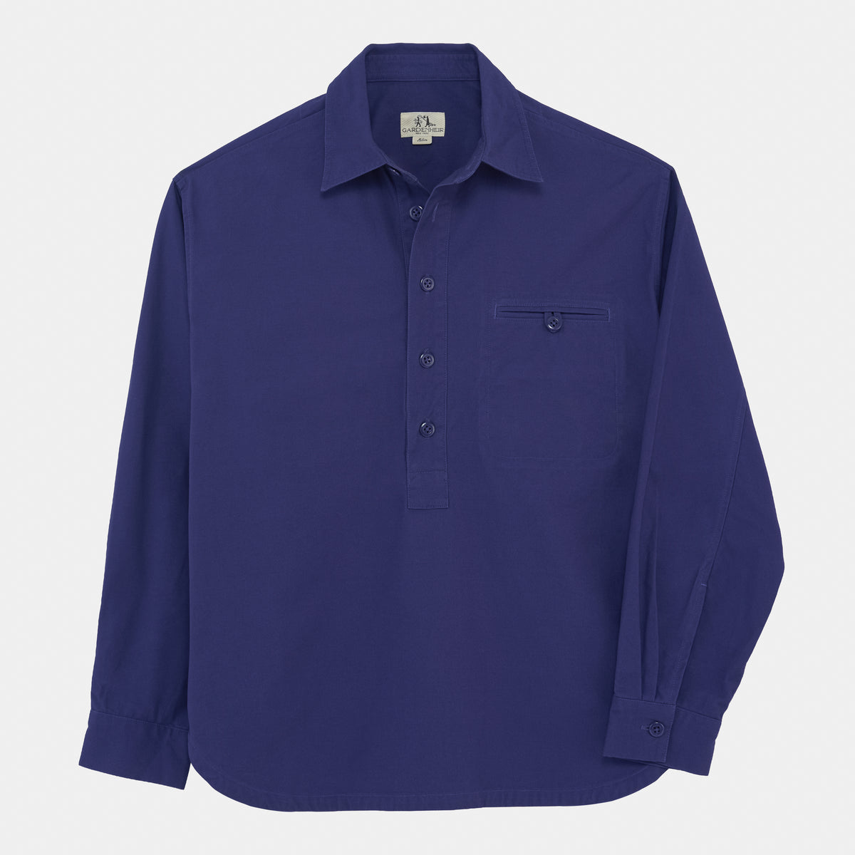 Washed Cotton Gardening Smock No. 2 in French Navy