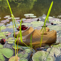 French Recycled Hemp Water Shoe in Sepia