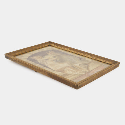 Antique Watercolor of Dog, 1906