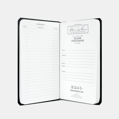 Waterproof Hard Cover Notebook – Blank Pages