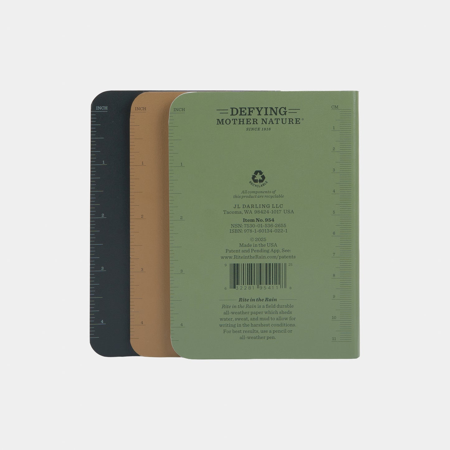 Waterproof Soft Cover Pocket Notebook – Lined Pages