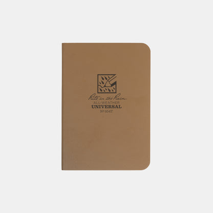 Waterproof Soft Cover Pocket Notebook – Lined Pages
