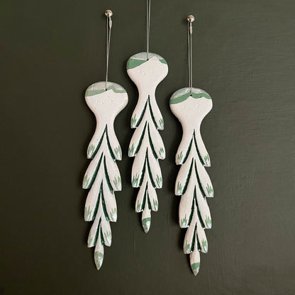 Handmade Icicle Ornaments- Set of 3