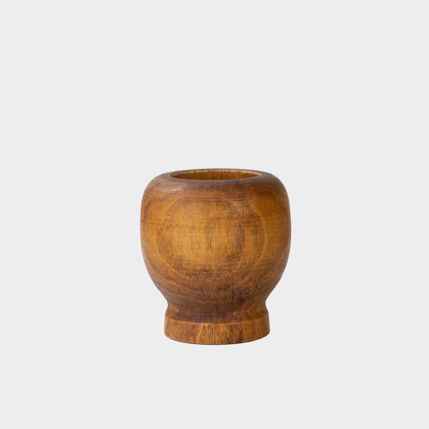 Vintage Wood Turned Footed Vessel, Pennsylvania