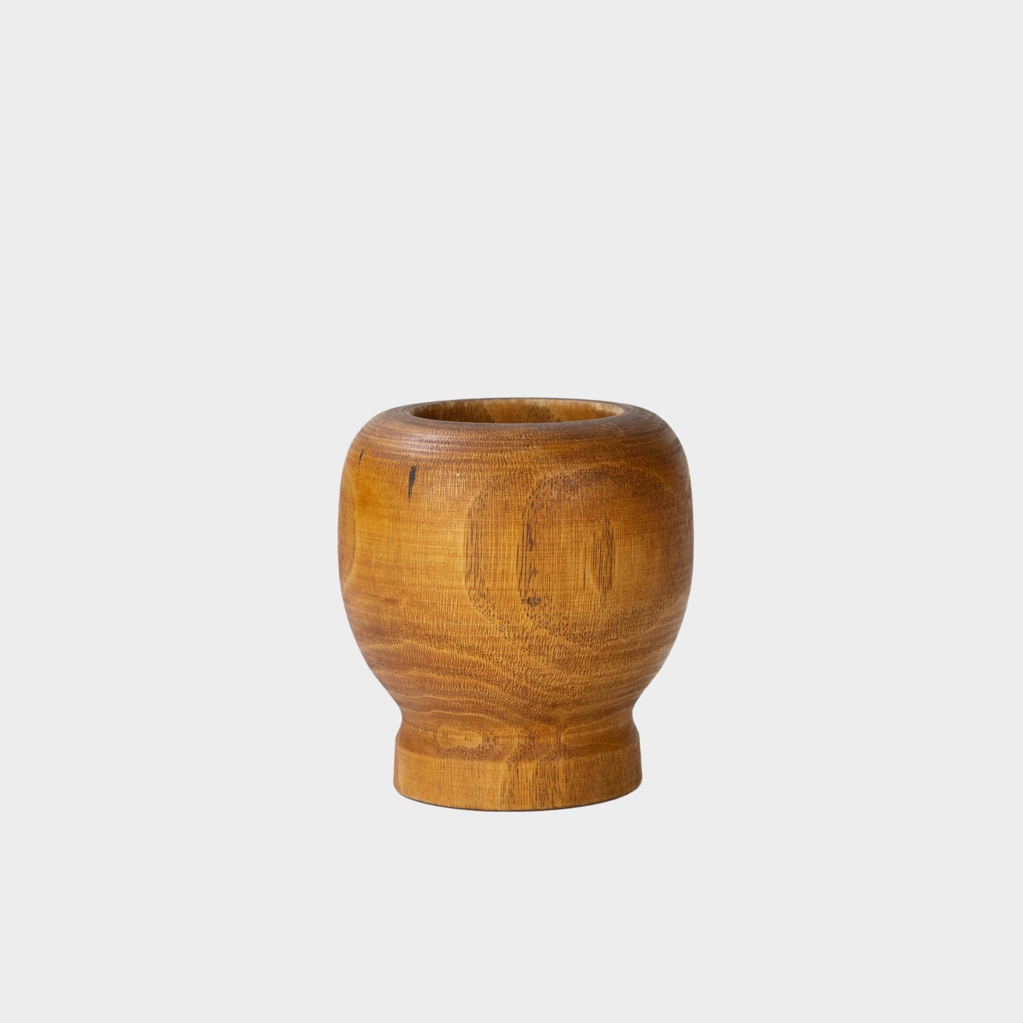 Vintage Wood Turned Footed Vessel, Pennsylvania