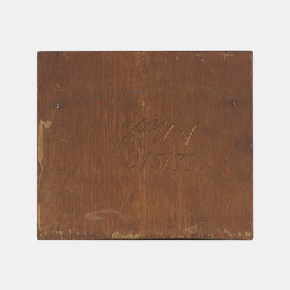 Vintage Carved Fish Relief Plaque