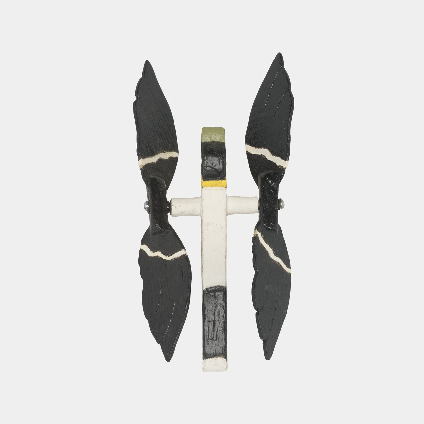 Vintage Wooden Whirligig - Goldfinch