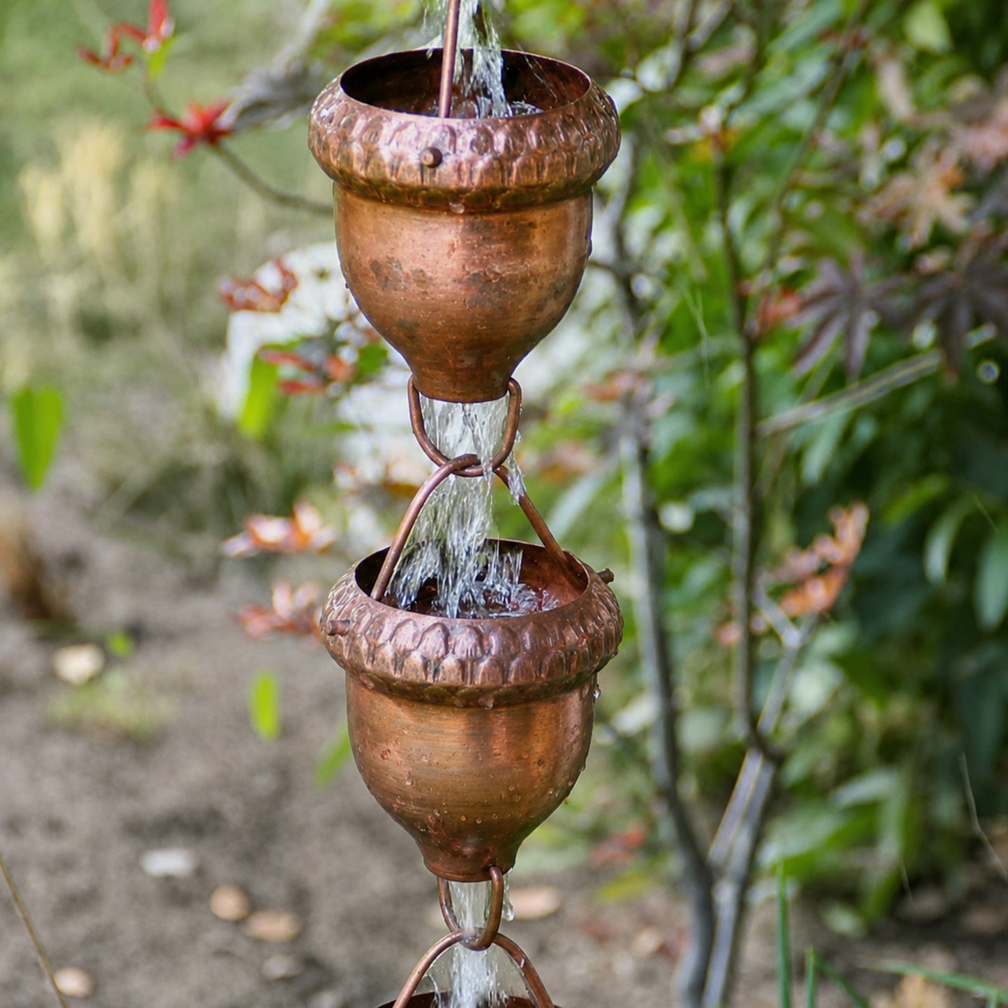 Acorn Copper Rain Chain