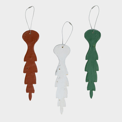Handmade Icicle Ornaments- Set of 3