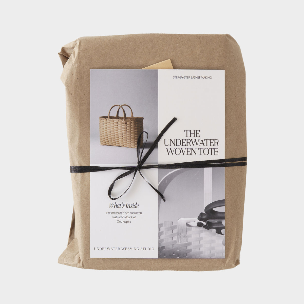 Underwater Weaving X Gardenheir Tote Beginner Basket Weaving and Dye Kit