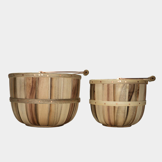 Handmade Bentwood with Copper Pail