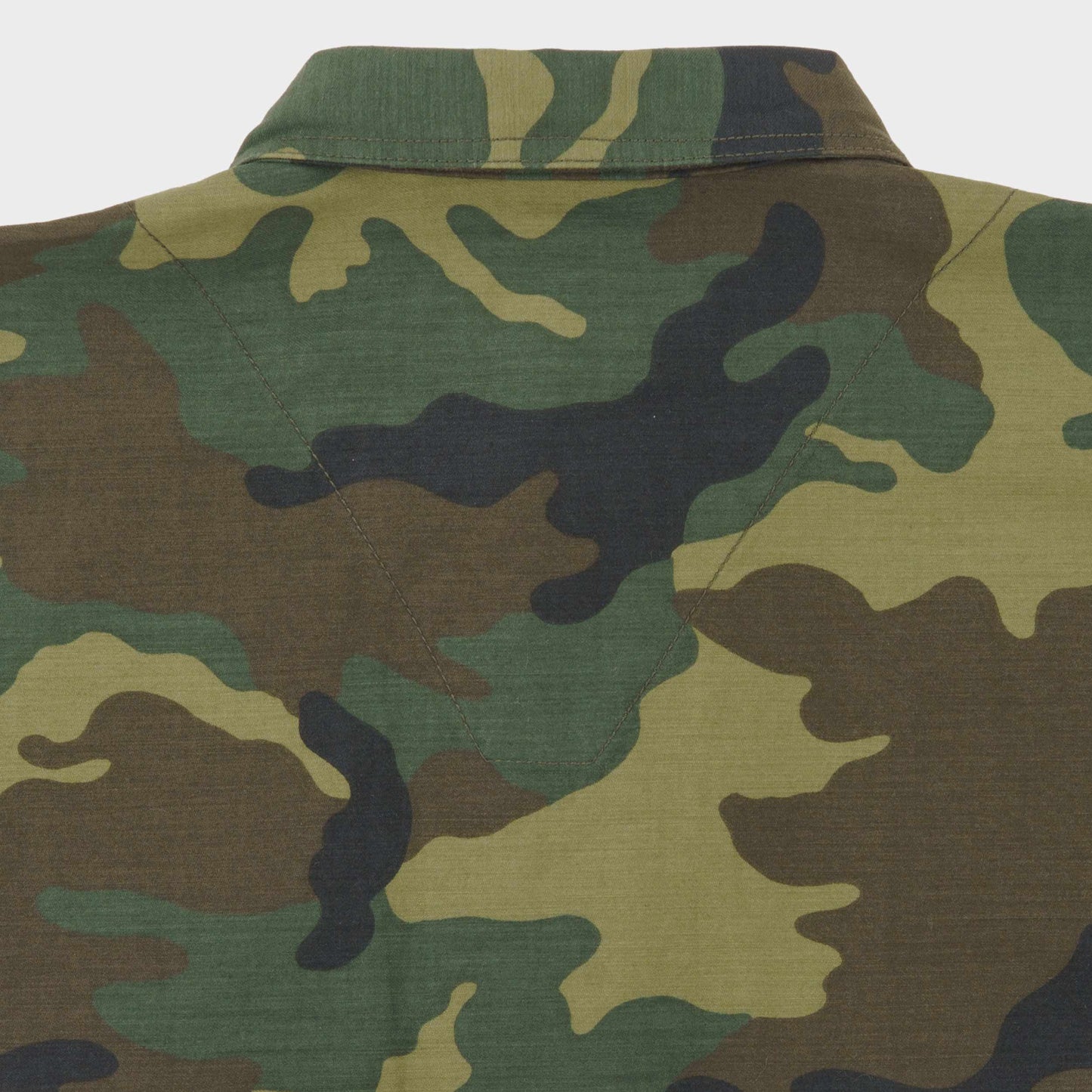 Japanese Cotton Twill Gardening Smock No. 2 in Classic Camo