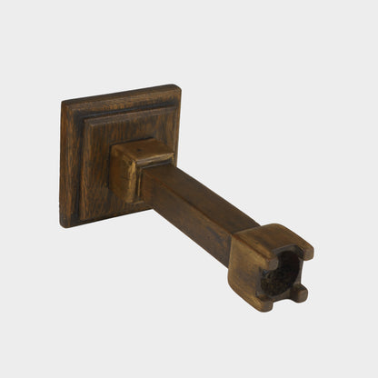 Vintage Folk Carved Candlestick