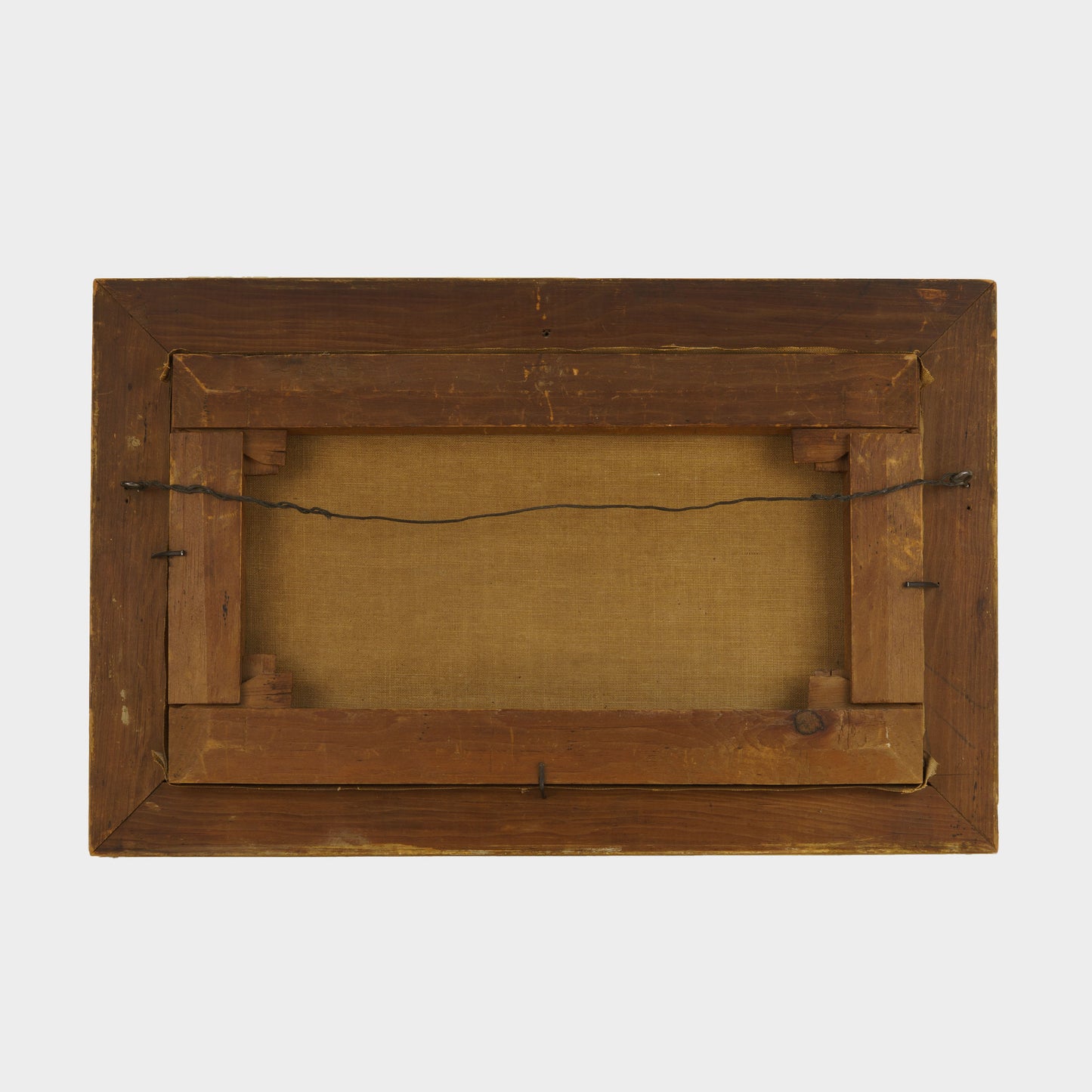 Antique Painting of Canoers, New York