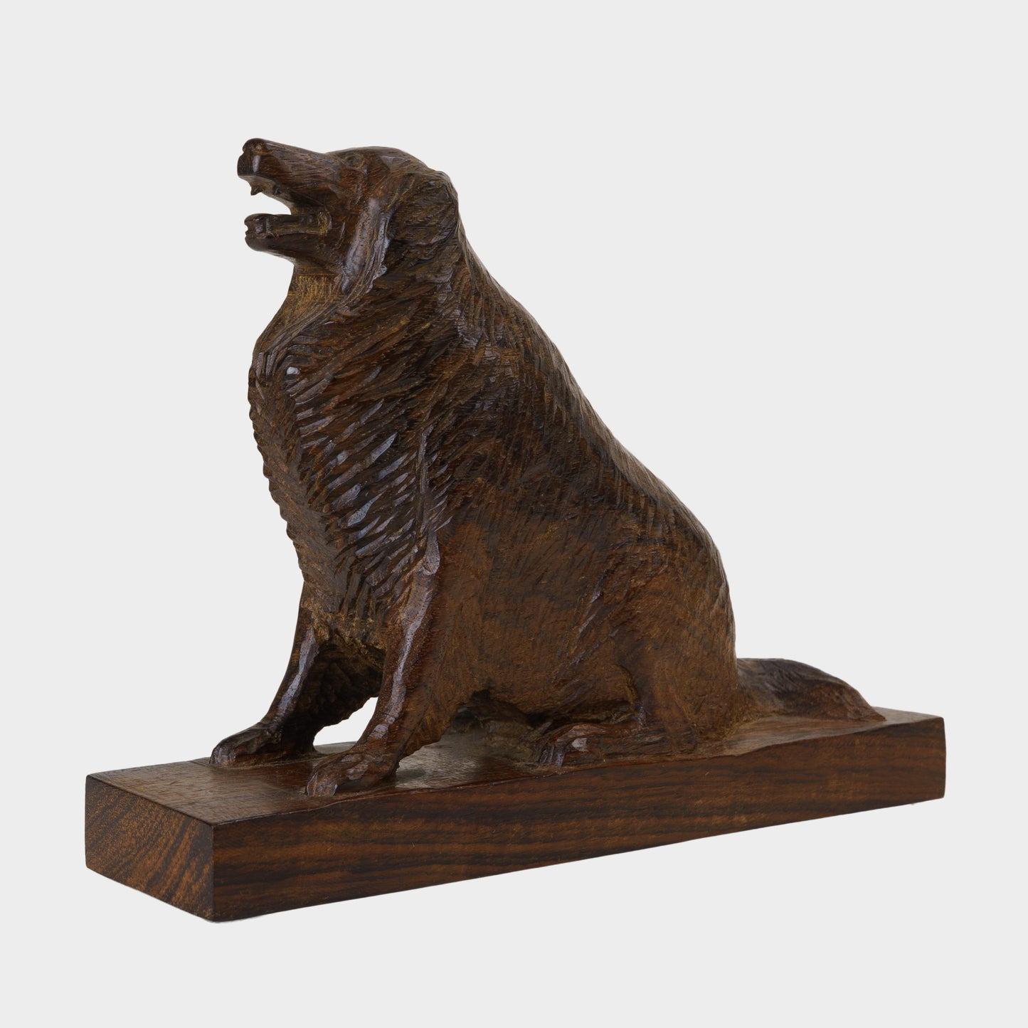 Vintage Carved Dog