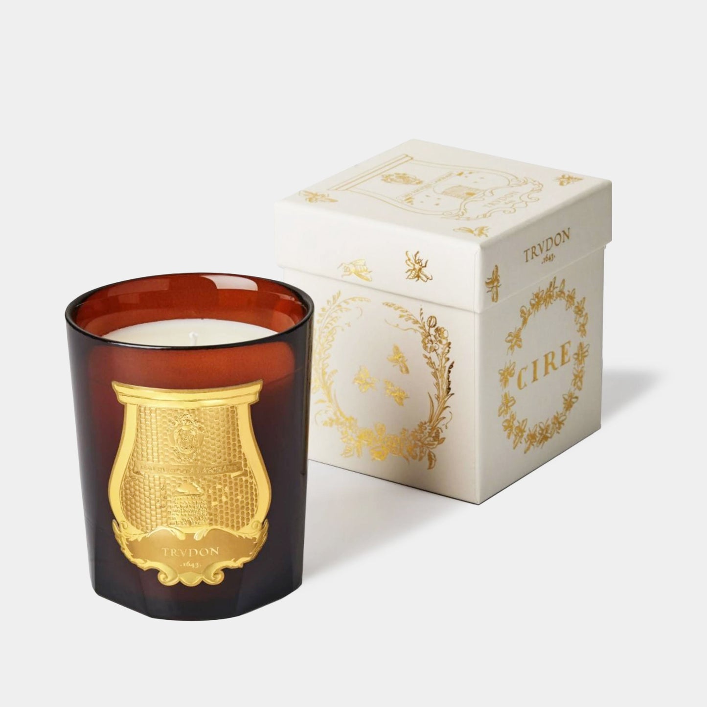 Trudon Cire Candle (Beeswax + Amber Woods)