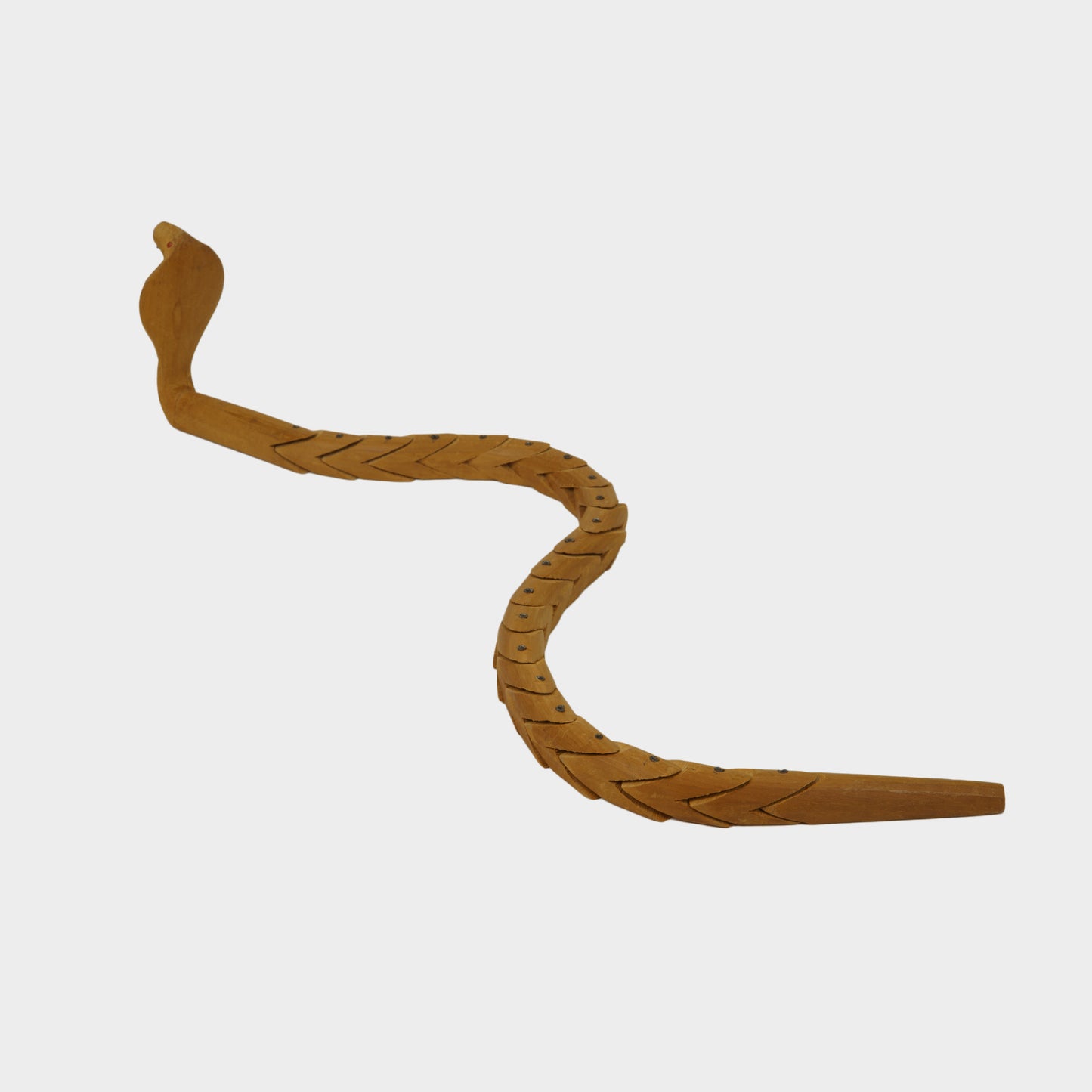 Vintage Articulated Wood Cobra