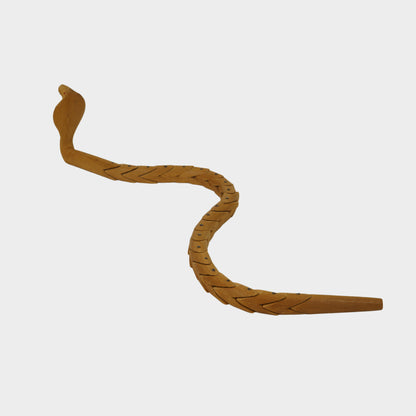 Vintage Articulated Wood Cobra