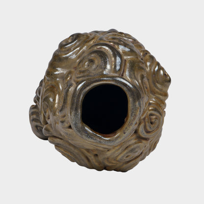 Vintage Abstract Coil Vase