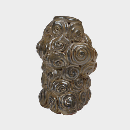 Vintage Abstract Coil Vase