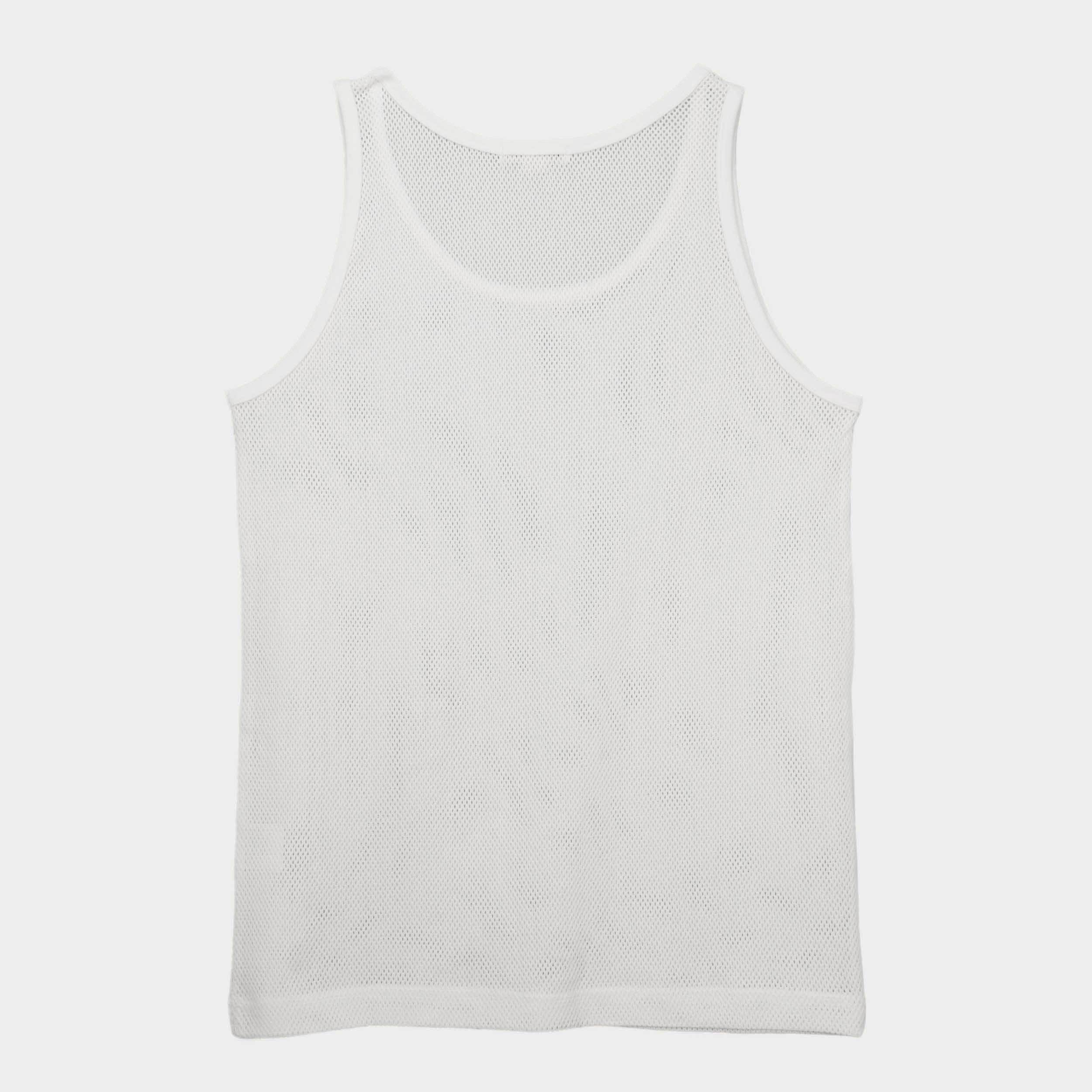 Cotton Mesh Tank Top in Alabaster – Gardenheir