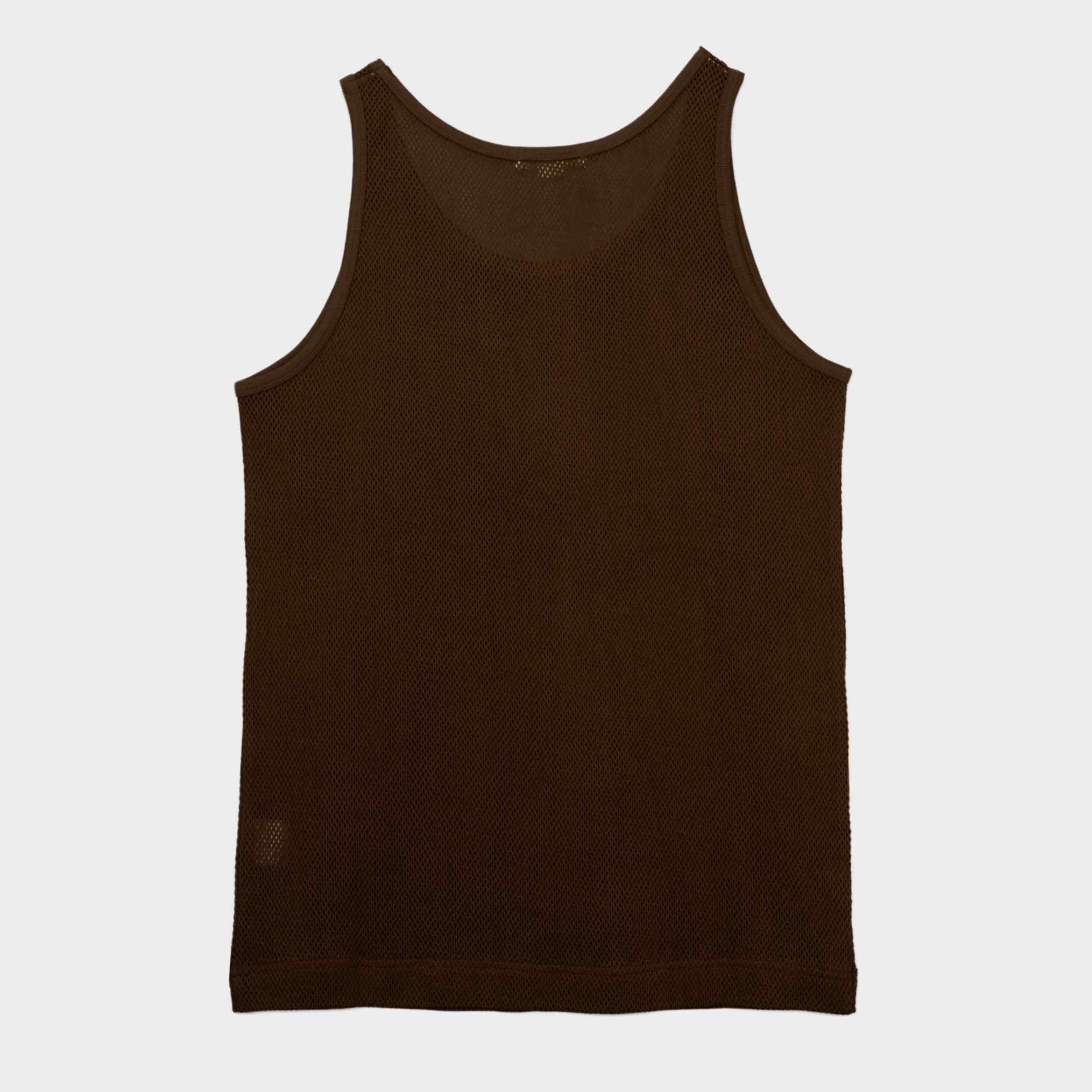 トップス CMMN SWDN mesh tank top CMMN SWDN mesh tank top