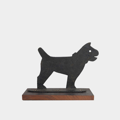 Antique Cast Iron Dog Sculpture/Boot Scraper