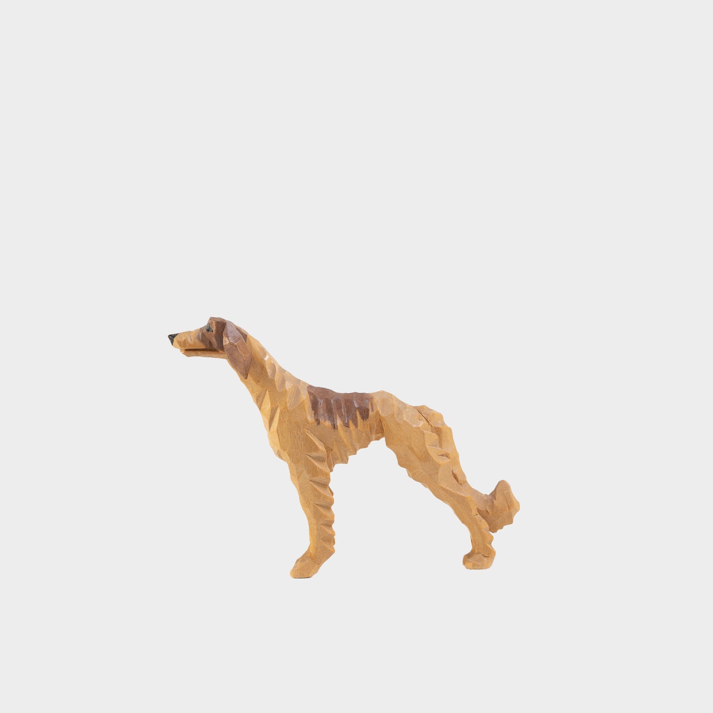 Vintage Folk Carved Dog