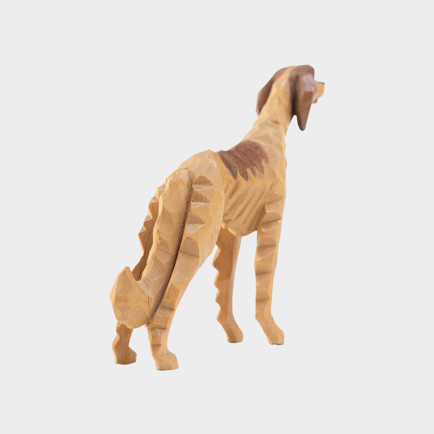 Vintage Folk Carved Dog