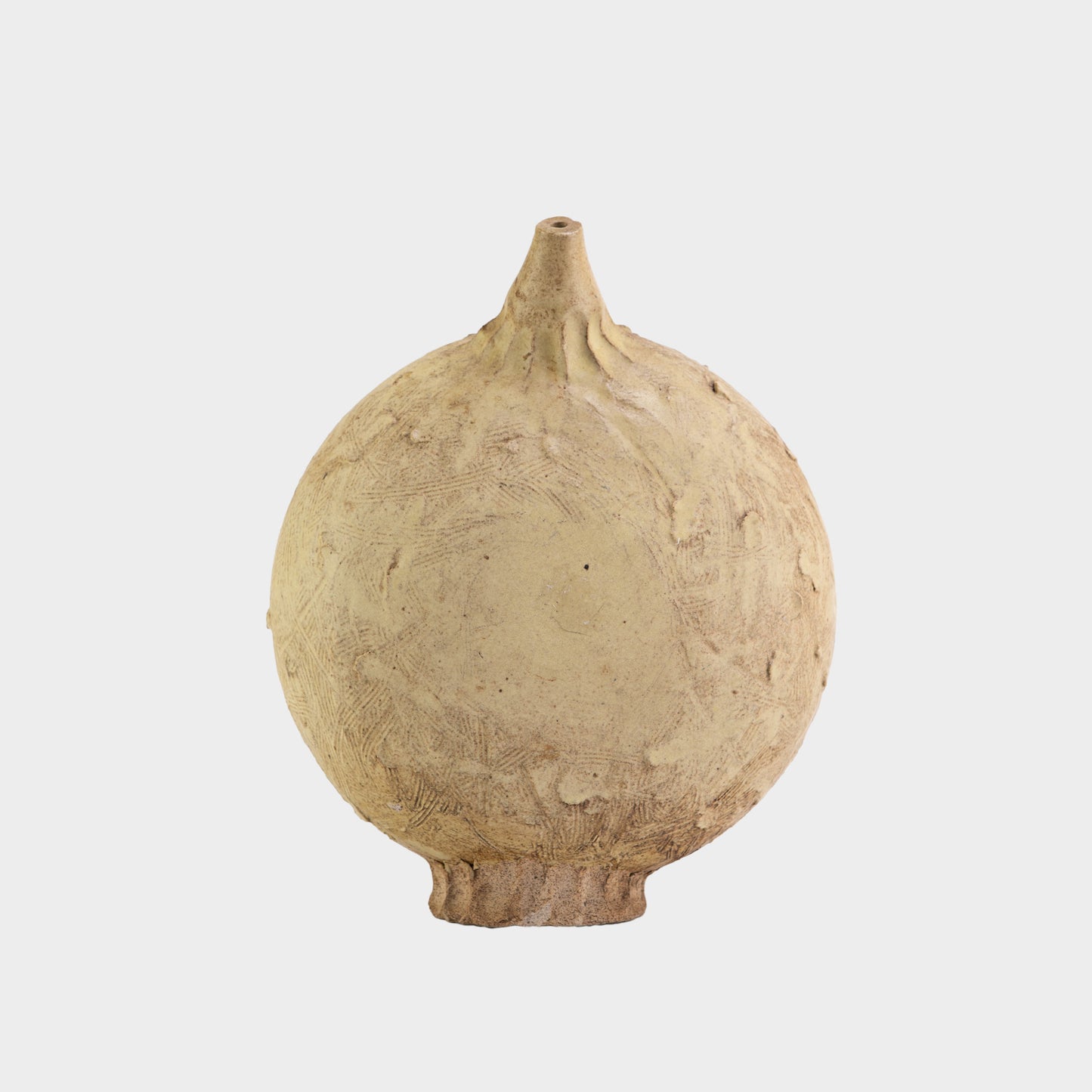 Vintage Art Vase with Double Openings, 1970s