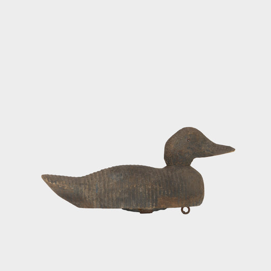 Vintage Carved Duck Decoy, 1930's
