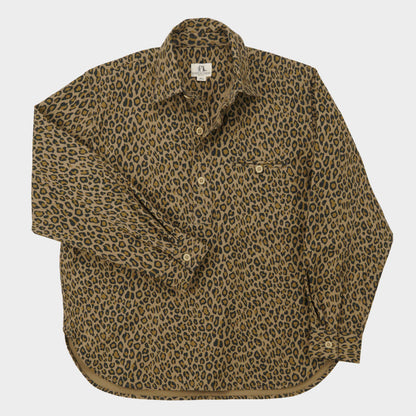 Japanese Cotton Twill Gardening Smock No. 2 in Fauna Camo