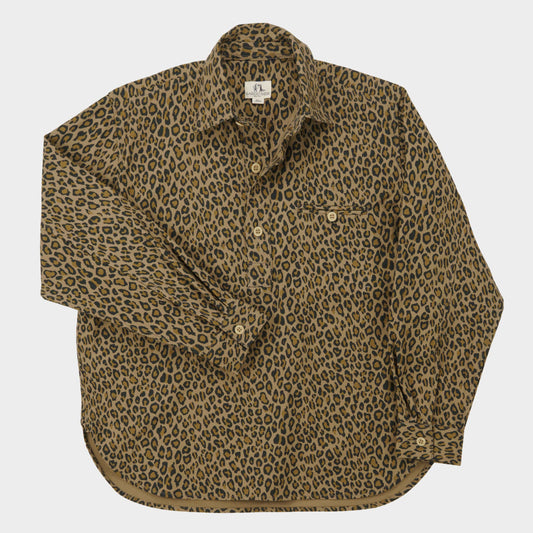 Japanese Cotton Twill Gardening Smock No. 2 in Fauna Camo