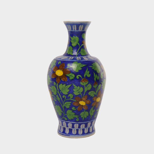 Vintage Vase with Floral Motif