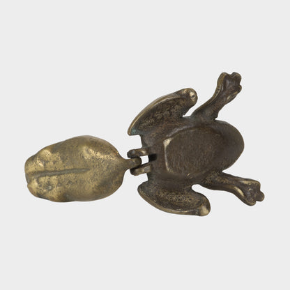 Vintage Brass Frog Hinged Box