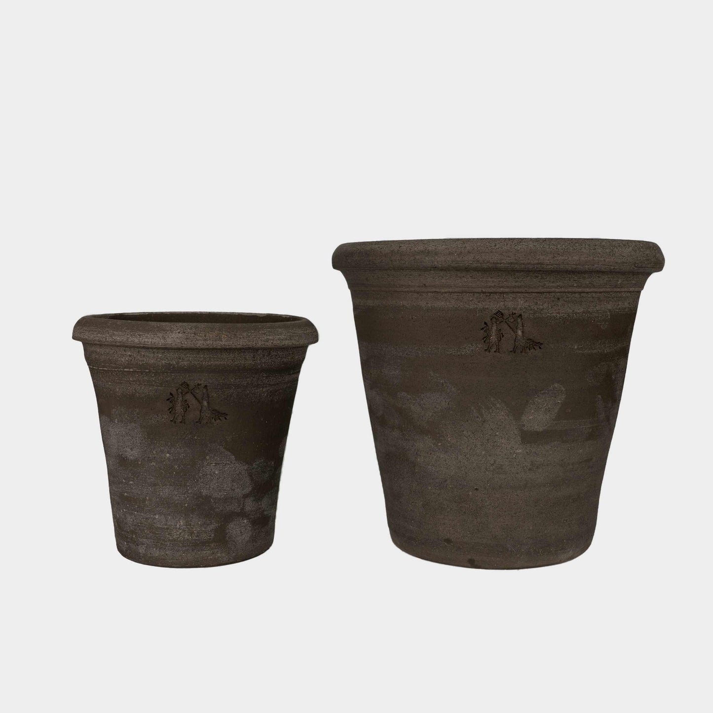 Gardenheir X Seibert & Rice Terra Cotta Logo Pot in Black