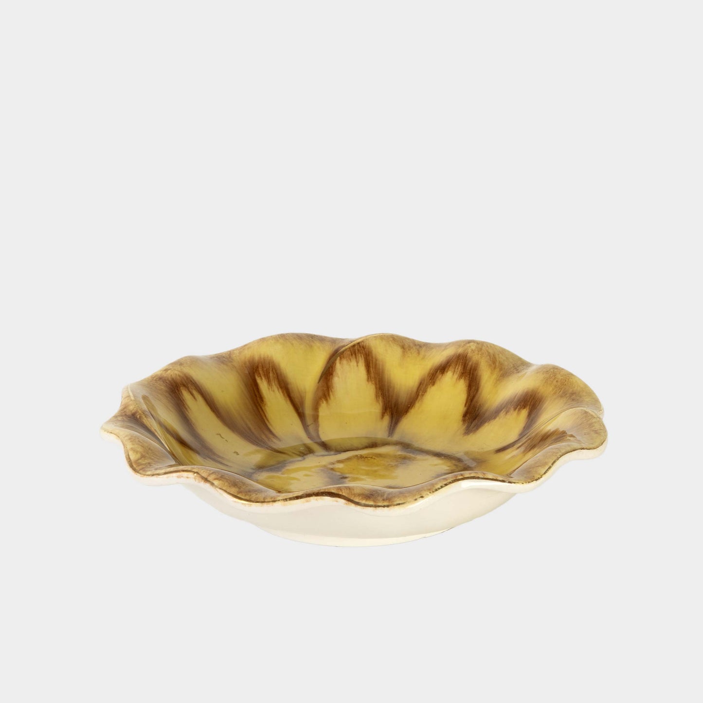 Vintage German Swirl Pattern Ceramic Bowl
