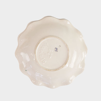 Vintage German Swirl Pattern Ceramic Bowl