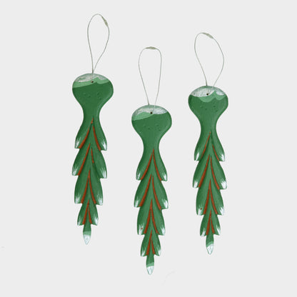 Handmade Icicle Ornaments- Set of 3