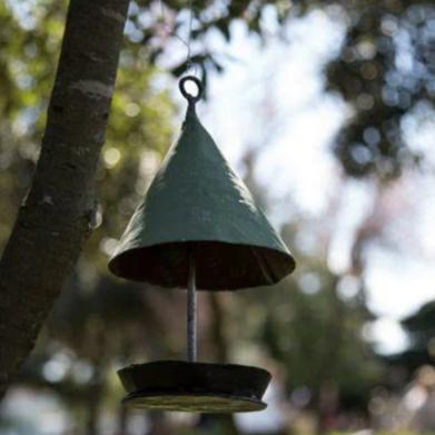 Recycled Metal Bird Feeder