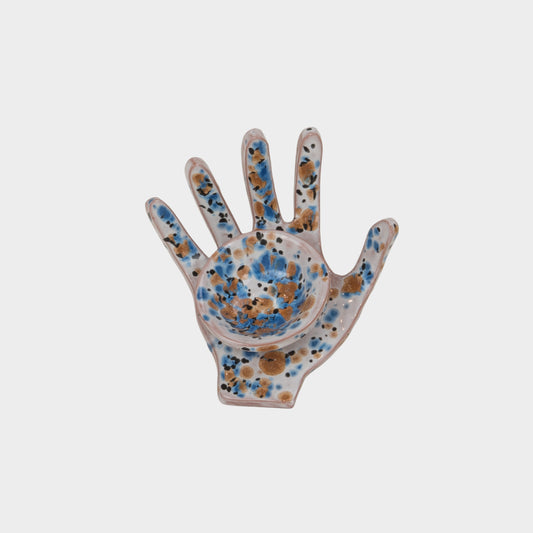 Vintage Ceramic Hand Trinket Dish, New Mexico