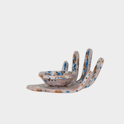 Vintage Ceramic Hand Trinket Dish, New Mexico