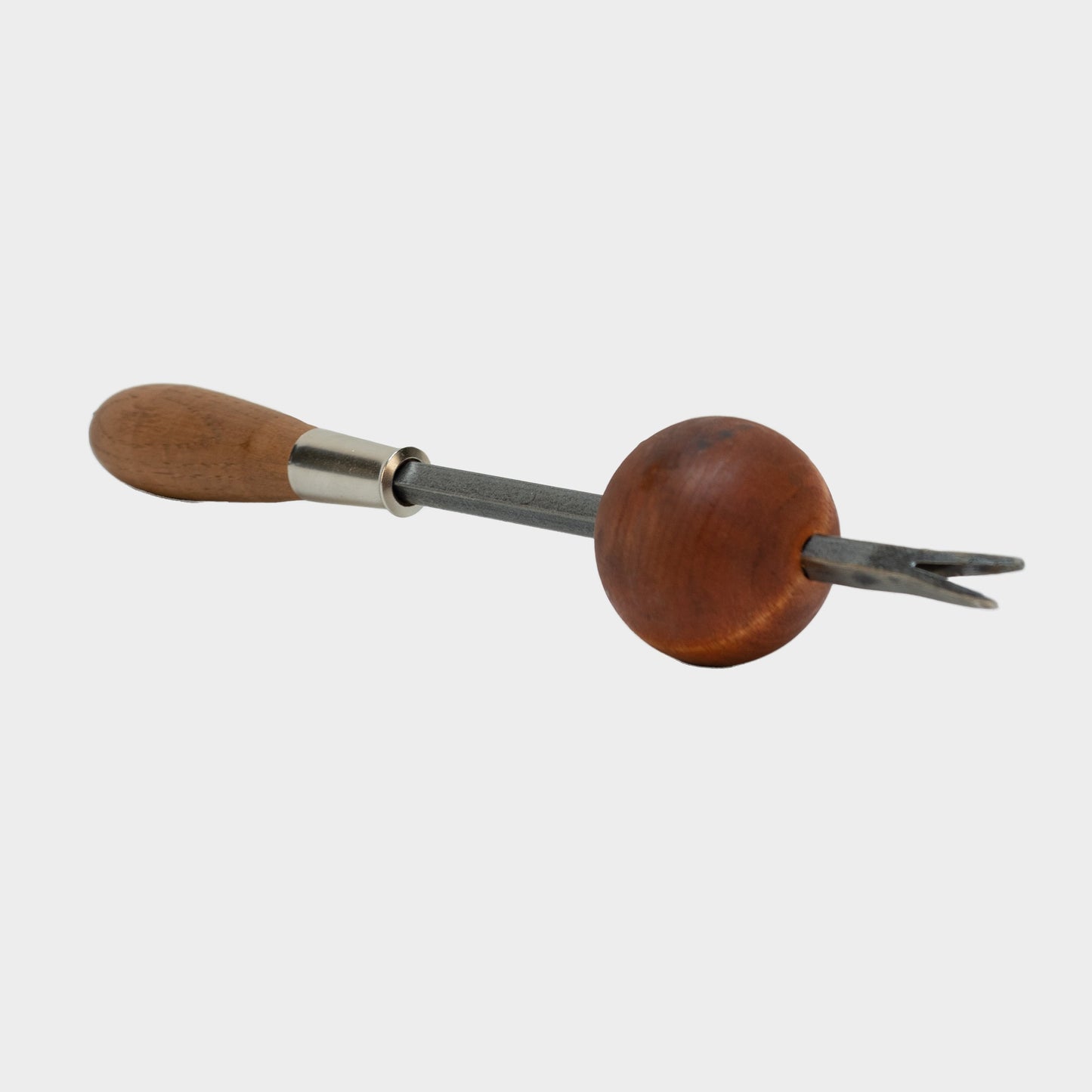 Hand Forged Steel and Hickory Ball Weeder