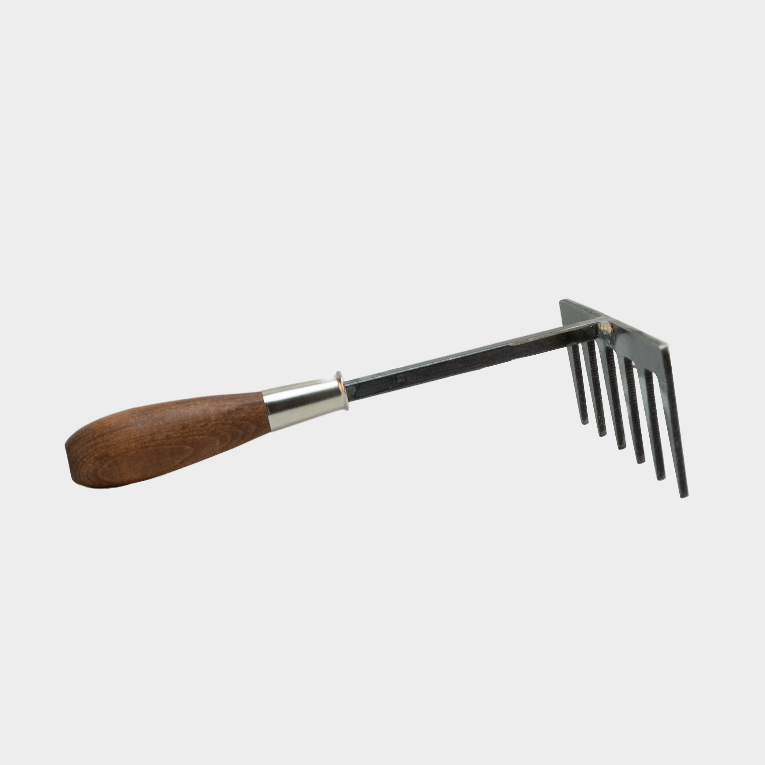 Hand Forged Tang and Ferrule 6 Tine Hand Rake – Gardenheir