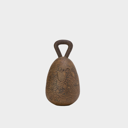 Vintage Ceramic Kettle Bell Shaped Box