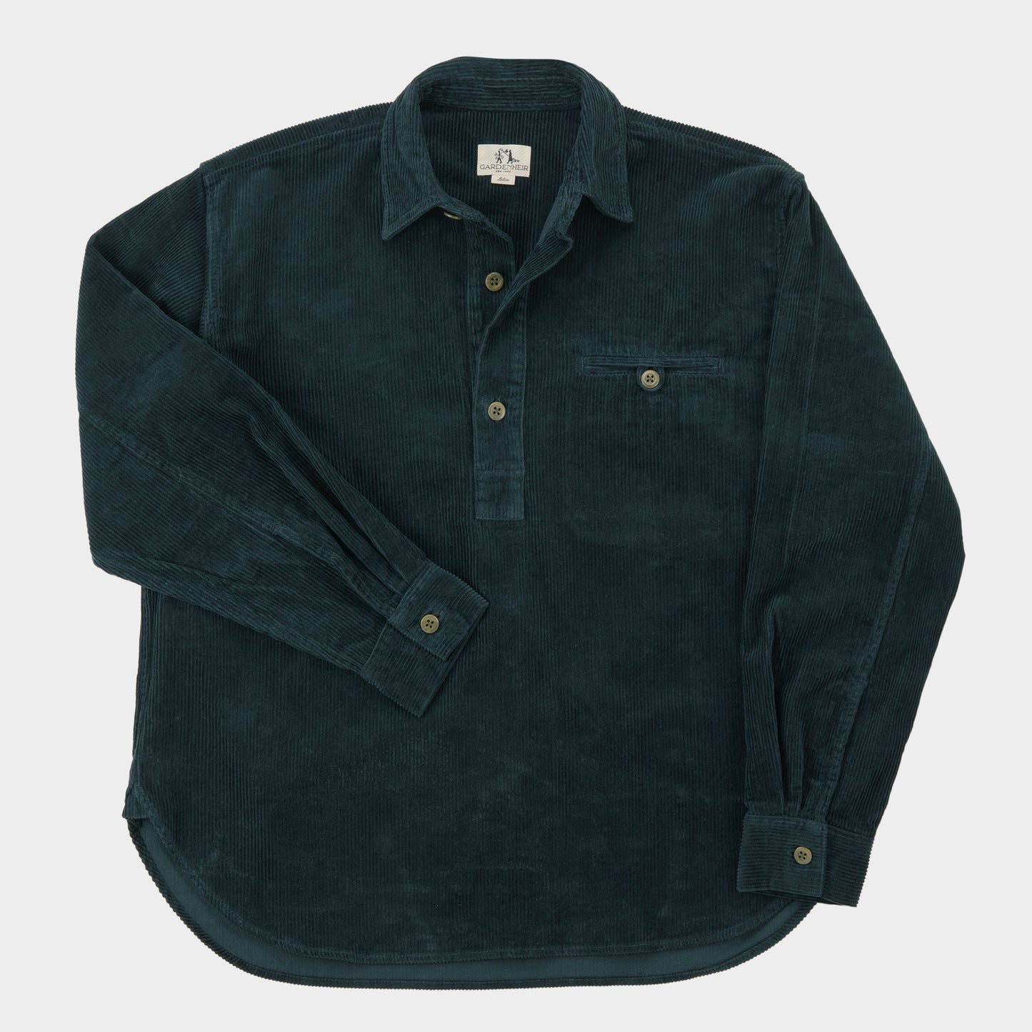 Japanese Cotton Corduroy Gardening Smock No. 2 in Lagoon